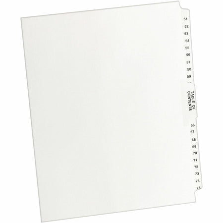 Avery® Premium Collated Legal Exhibit Dividers with Table of Contents Tab - Avery Style - 2000
