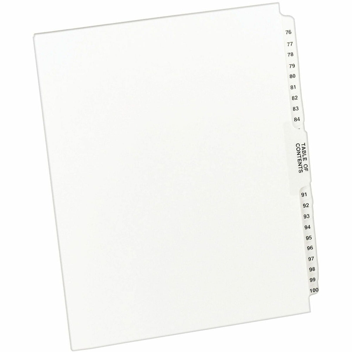 Avery® Premium Collated Legal Exhibit Dividers with Table of Contents Tab - Avery Style - 2000