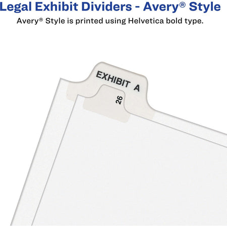 Avery® Premium Collated Legal Exhibit Dividers with Table of Contents Tab - Avery Style - Alternate-Image2