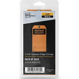 Avery® Preprinted Repair Required Tags - Orange - 25/Pack - & Tickets