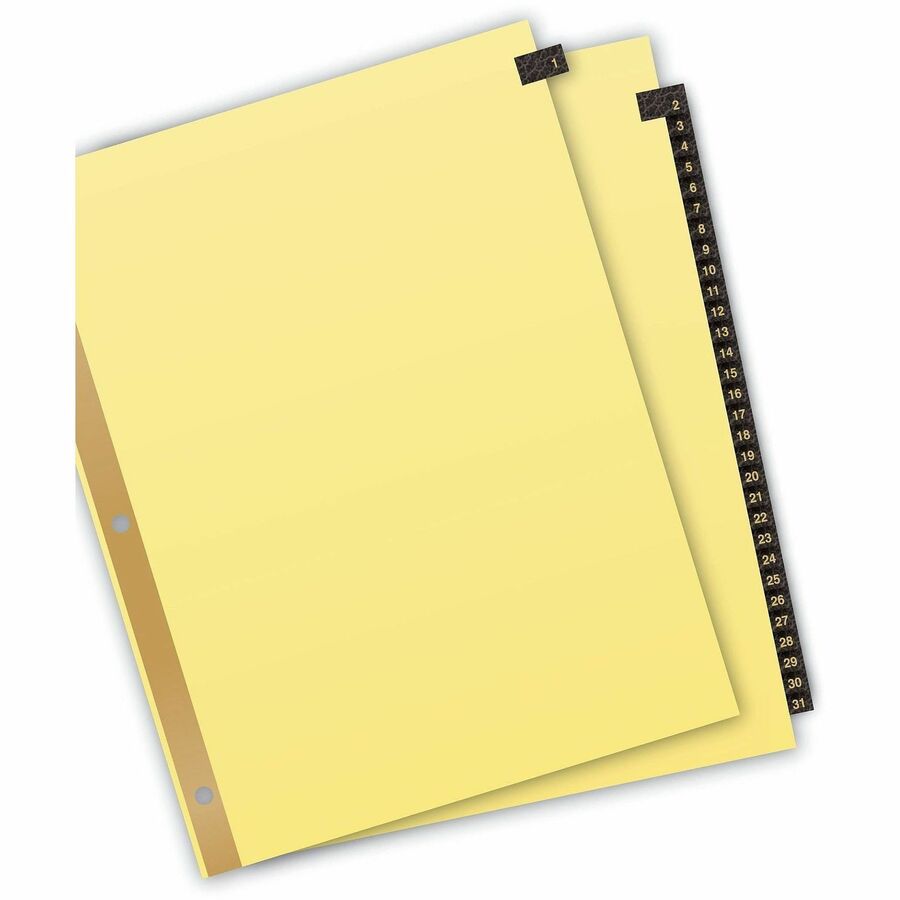 Avery® Preprinted Tab Dividers - Gold Reinforced Edge - Alternate-Image4
