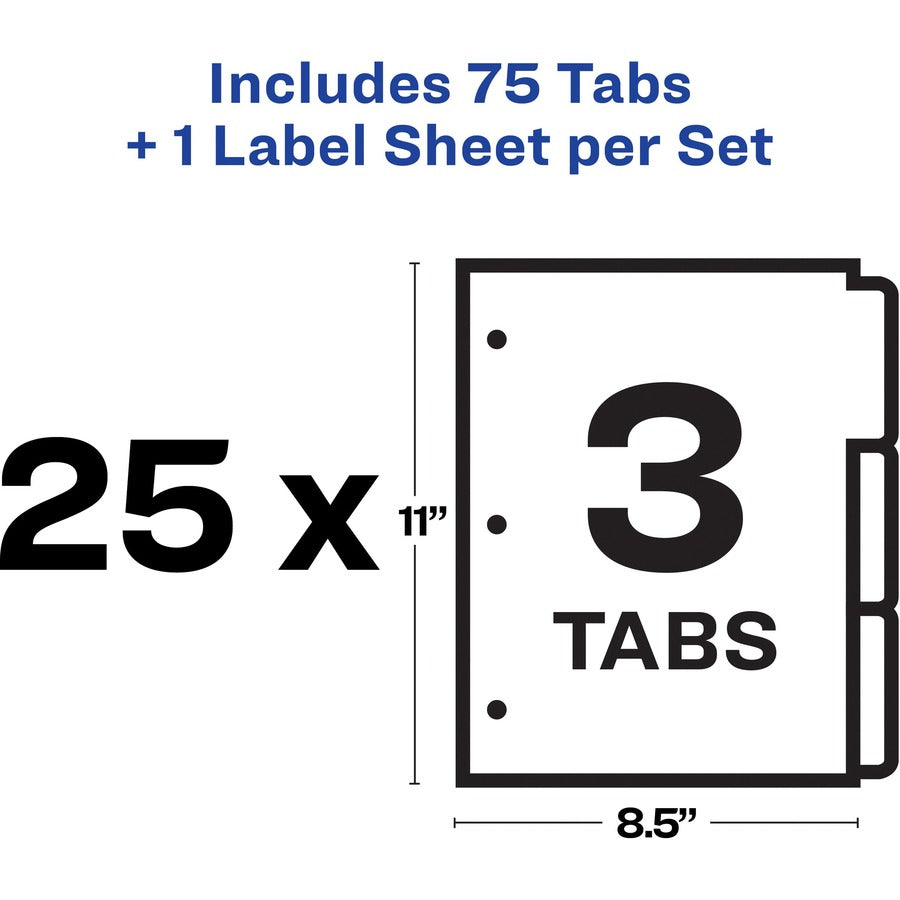 Avery® Print & Apply Clear Label Dividers - Index Maker Easy Apply Label Strip - Alternate-Image6