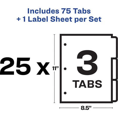 Avery® Print & Apply Clear Label Dividers - Index Maker Easy Apply Label Strip - Alternate-Image6