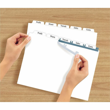 Avery® Print & Apply Clear Label Dividers - Index Maker Easy Apply Label Strip - Alternate-Image1