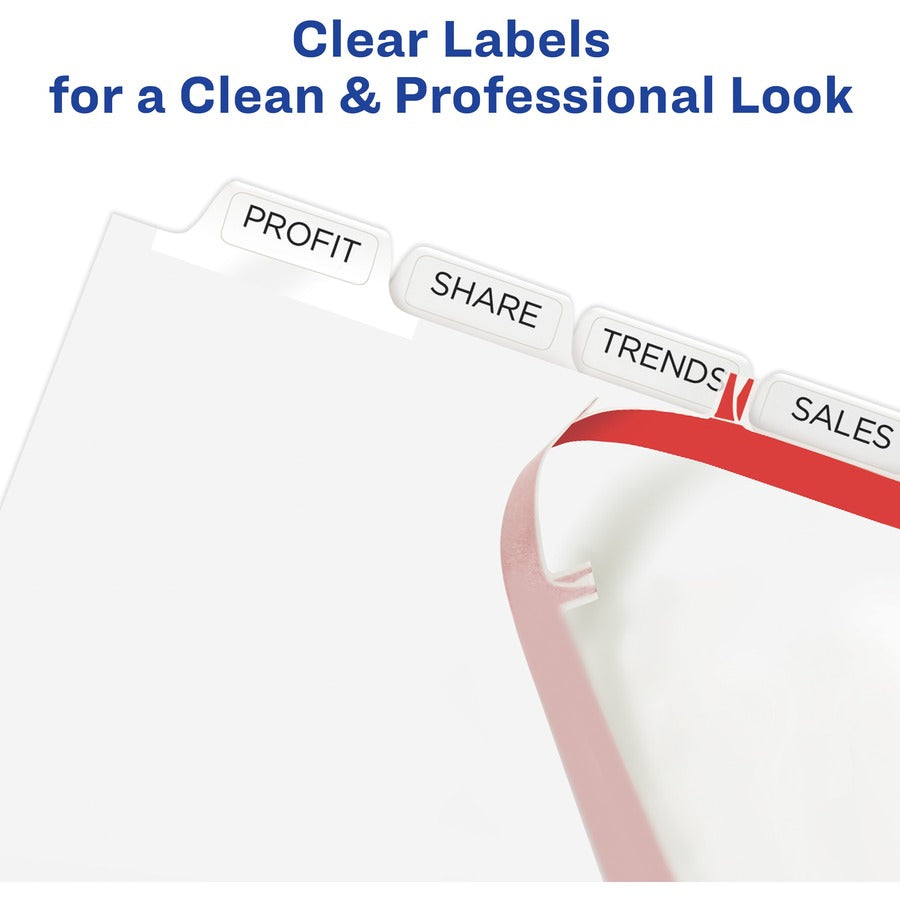 Avery® Print & Apply Label Unpunched Dividers - Index Maker Easy Apply Label Strip - Alternate-Image9