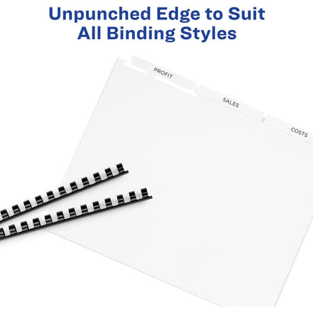 Avery® Print & Apply Label Unpunched Dividers - Index Maker Easy Apply Label Strip - Alternate-Image2