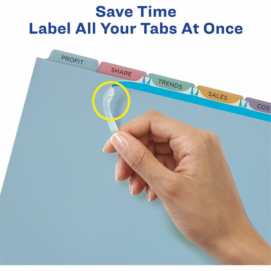 Avery® Print & Apply Translucent Dividers - Alternate-Image4