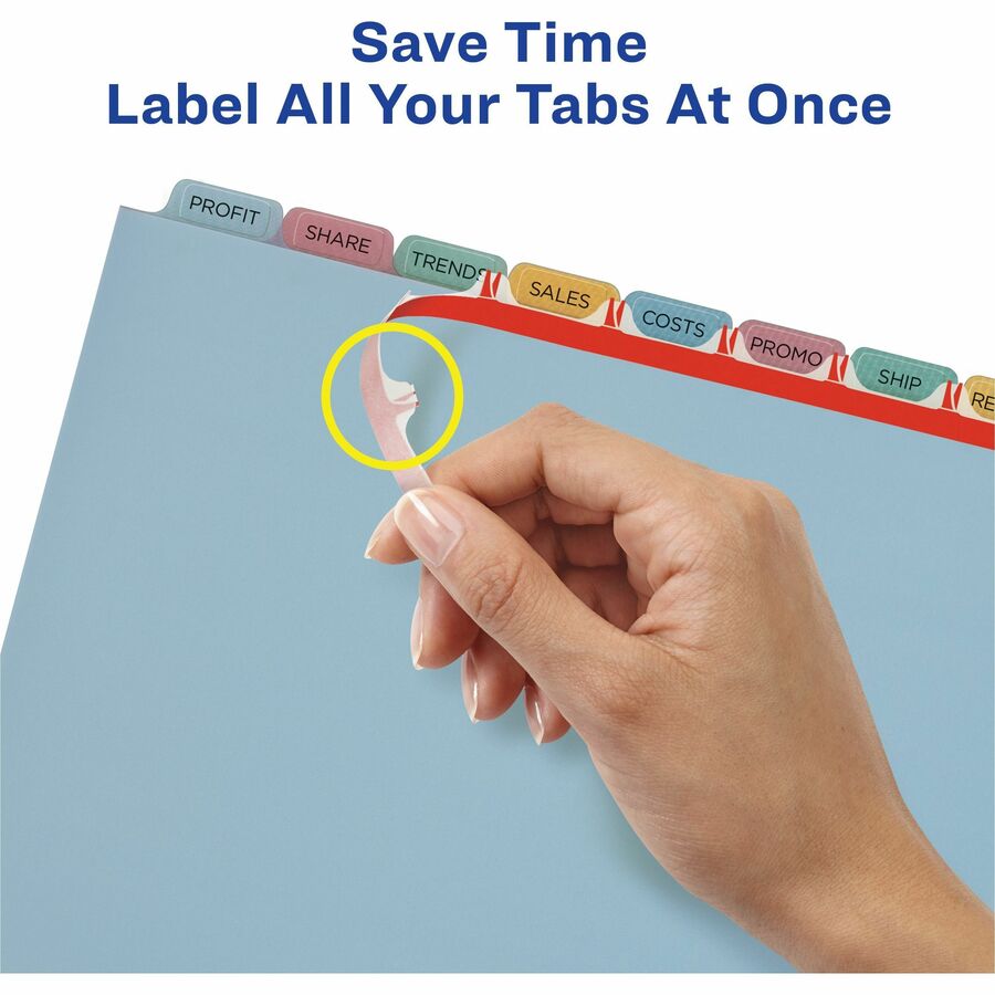 Avery® Print & Apply Translucent Dividers - Alternate-Image4