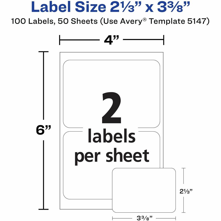 Avery® Print or Write Name Badge Labels - Alternate-Image2