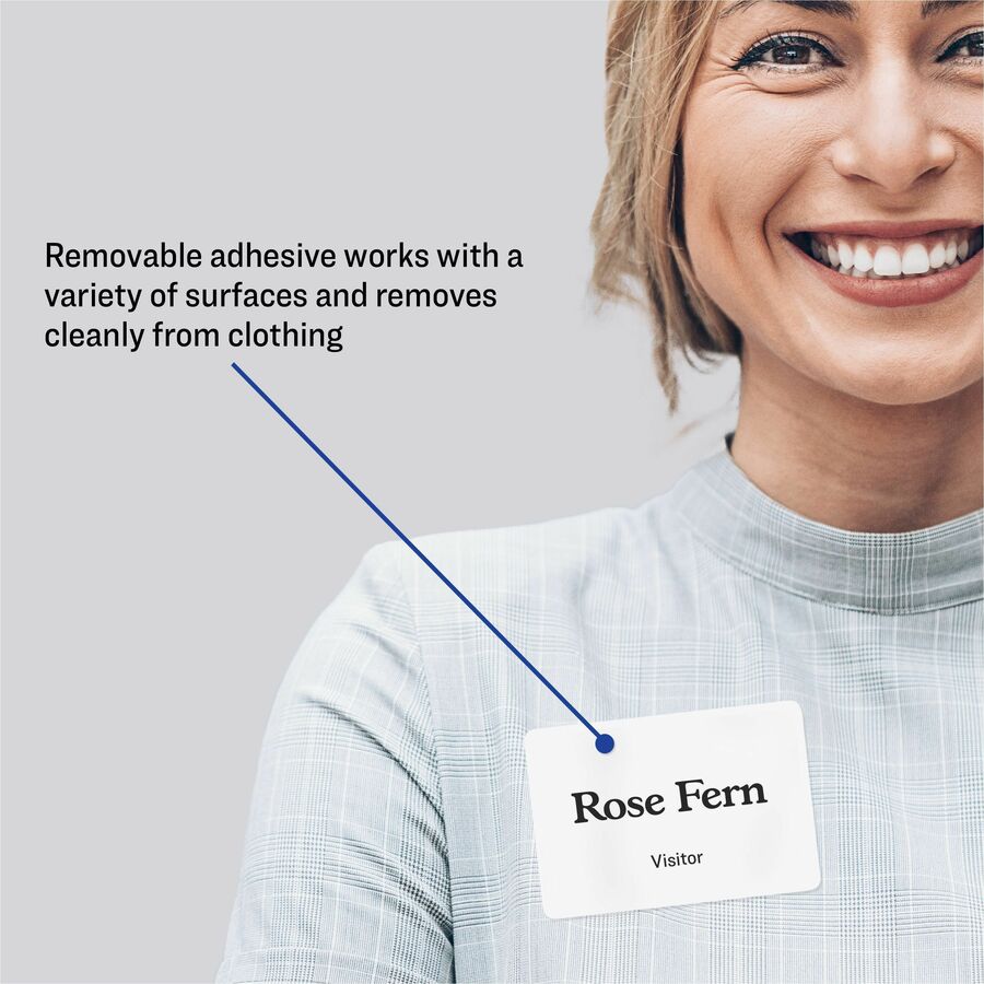 Avery® Print or Write Name Badge Labels - Alternate-Image1