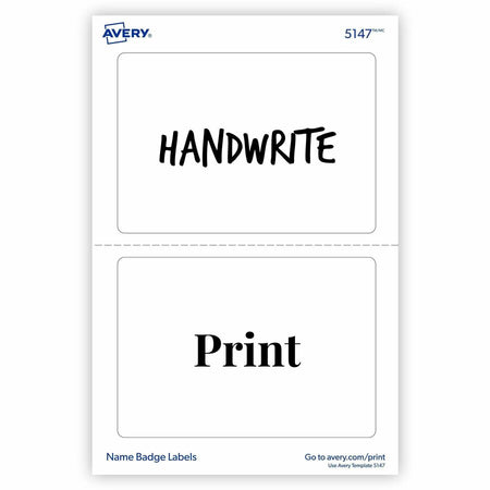 Avery® Print or Write Name Badge Labels - Alternate-Image3