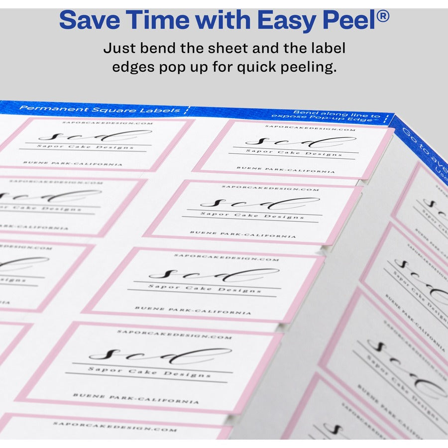 Avery&reg; Print-to-the-Edge Easy Peel Square Labels - Alternate-Image6