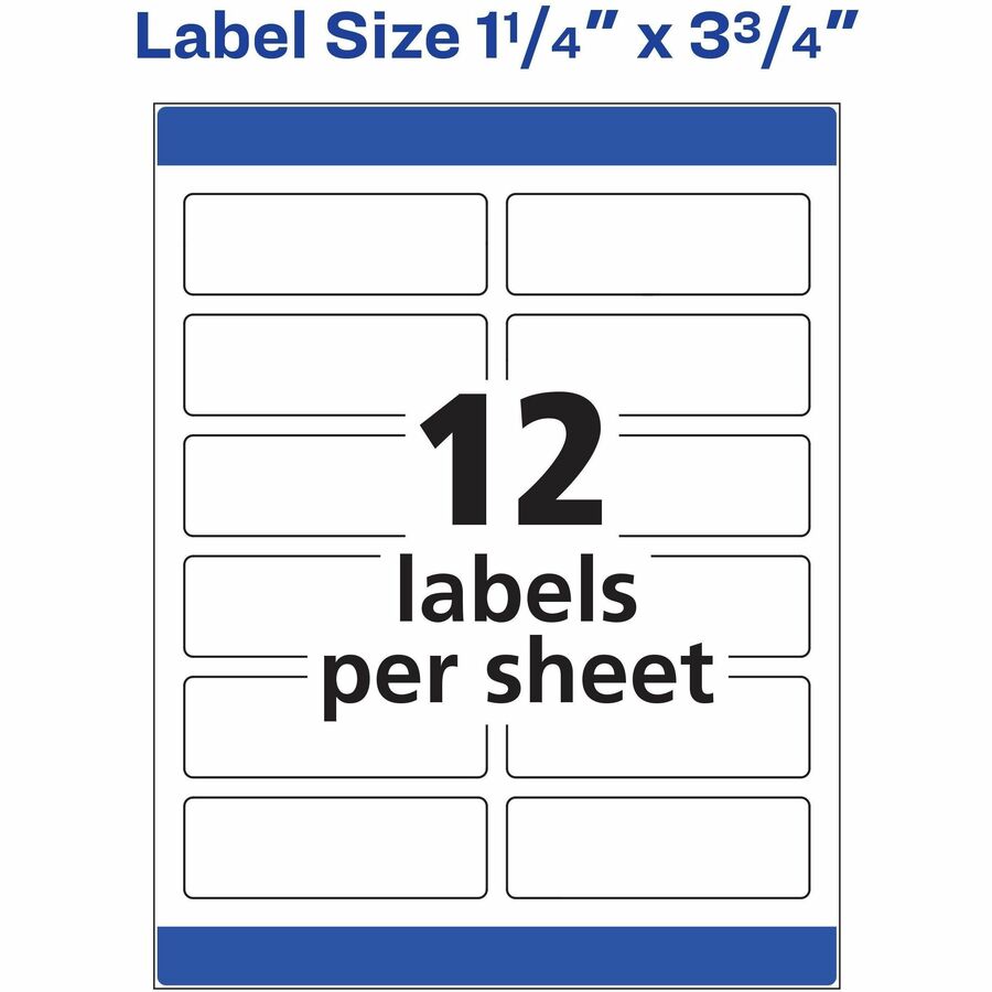 Avery® Print to the Edge Shipping Label 1-1/4"x3-3/4" 300 Labels (6879) - Alternate-Image4