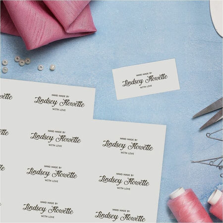 Avery® Printable Fabric Sheets - Letter - 8 1/2’’ x 11’’ - Matte - Heat-seal Backing - White - 5/Pack - 6 / Carton
