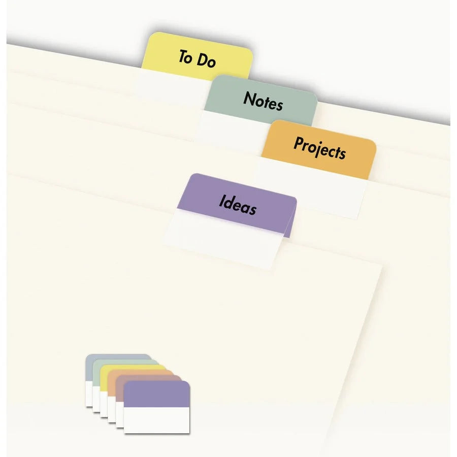 Avery® Printable Repositionable Tabs: 80 Assorted Paper Tabs - Index Accessories & Page Markers