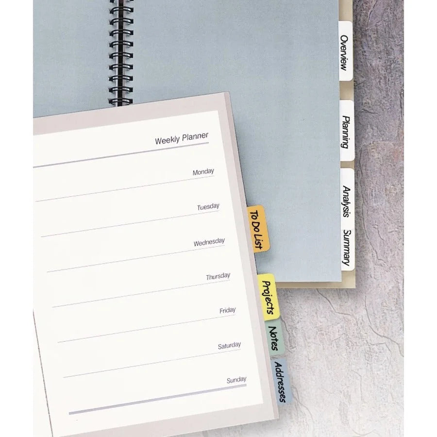 Avery® Printable Repositionable Tabs: 96 Assorted Paper Tabs - Index Accessories & Page Markers