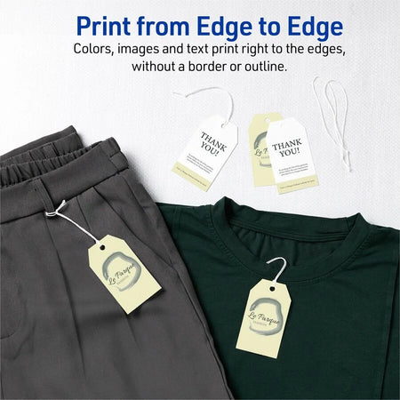 Avery® Printable Tags with String: 96 White 2’’ x 3.5’’ Rectangular - & Tickets