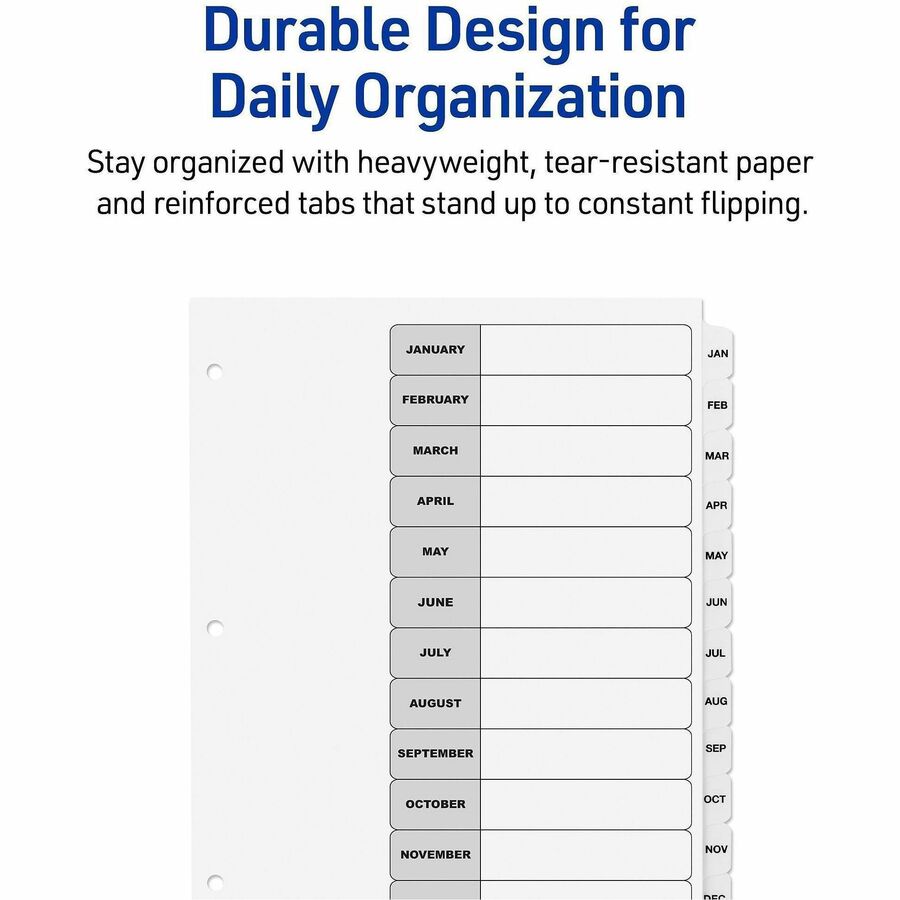 Avery® Ready Index Binder Dividers - Customizable Table of Contents - Alternate-Image4