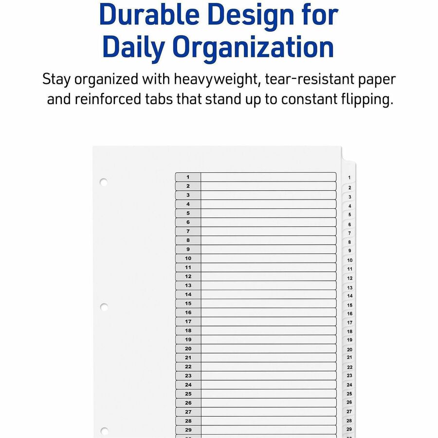 Avery® Ready Index Binder Dividers - Customizable Table of Contents - Alternate-Image4