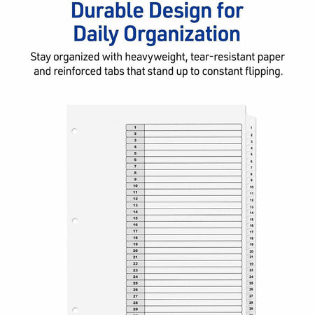 Avery® Ready Index Binder Dividers - Customizable Table of Contents - Alternate-Image4