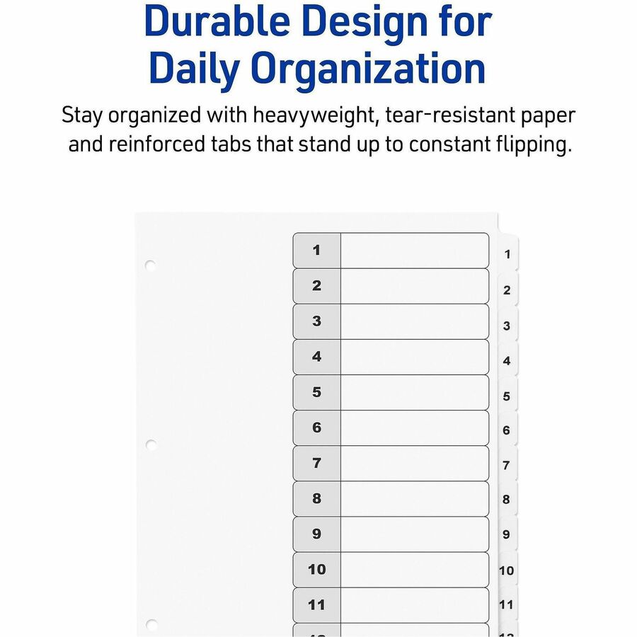 Avery Dividers, 12 Tabs, Ready Index (3 Sets of 11078) - Alternate-Image4