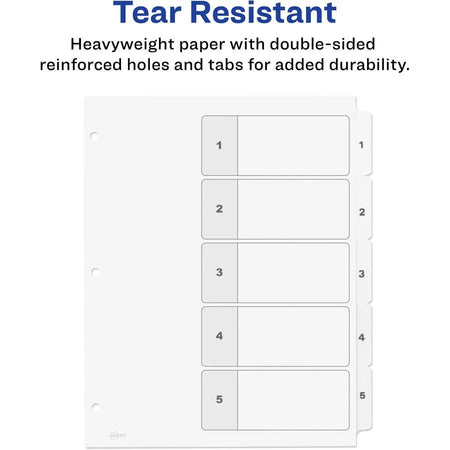 Avery® Ready Index Classic Tab Binder Dividers - Organize Your Documents Efficiently - Divider