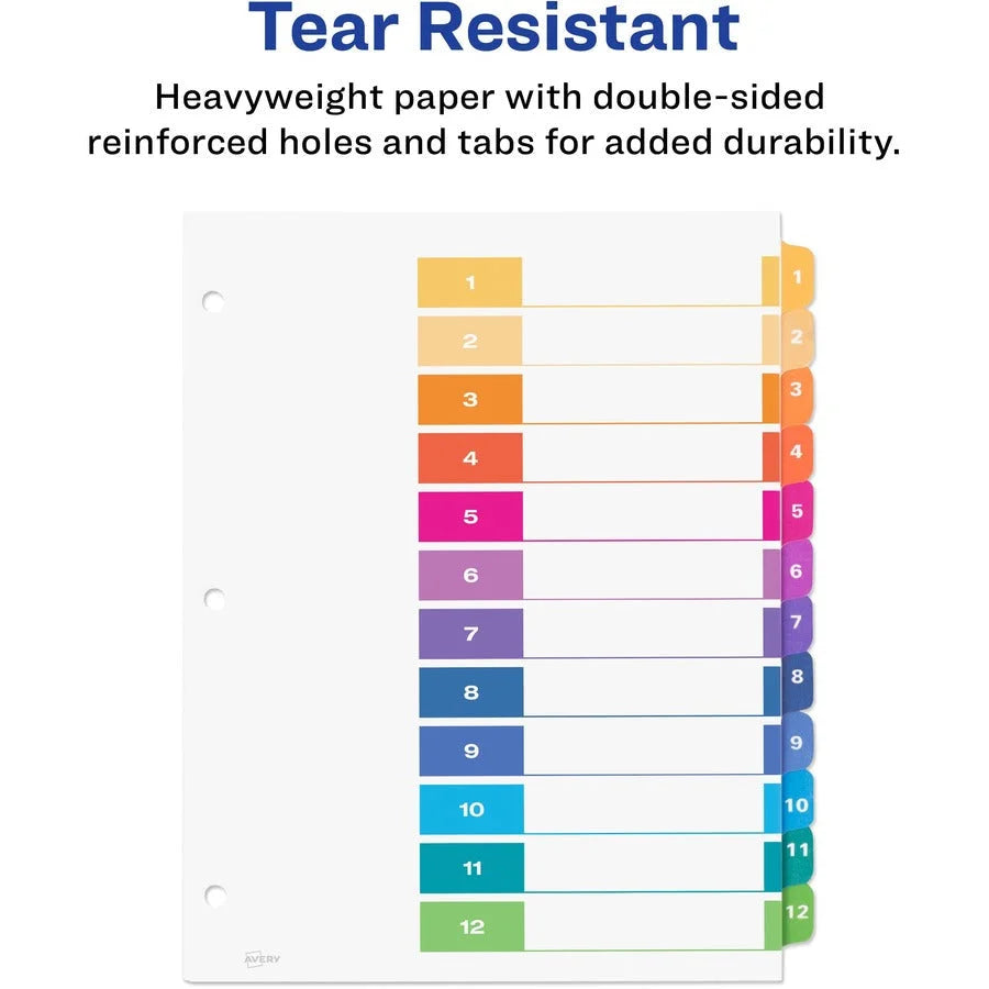 Avery® Ready Index Custom TOC Binder Dividers: Organize Your Documents Efficiently - Divider