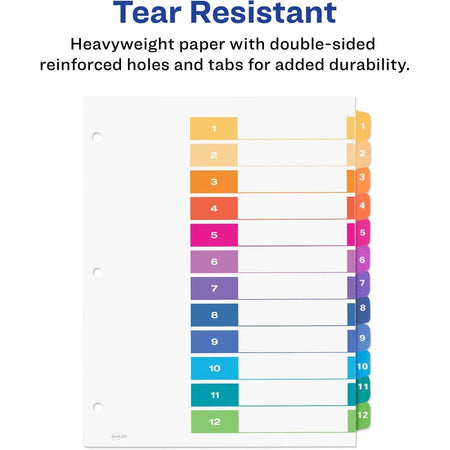 Avery® Ready Index Custom TOC Binder Dividers: Organize Your Documents Efficiently - Divider