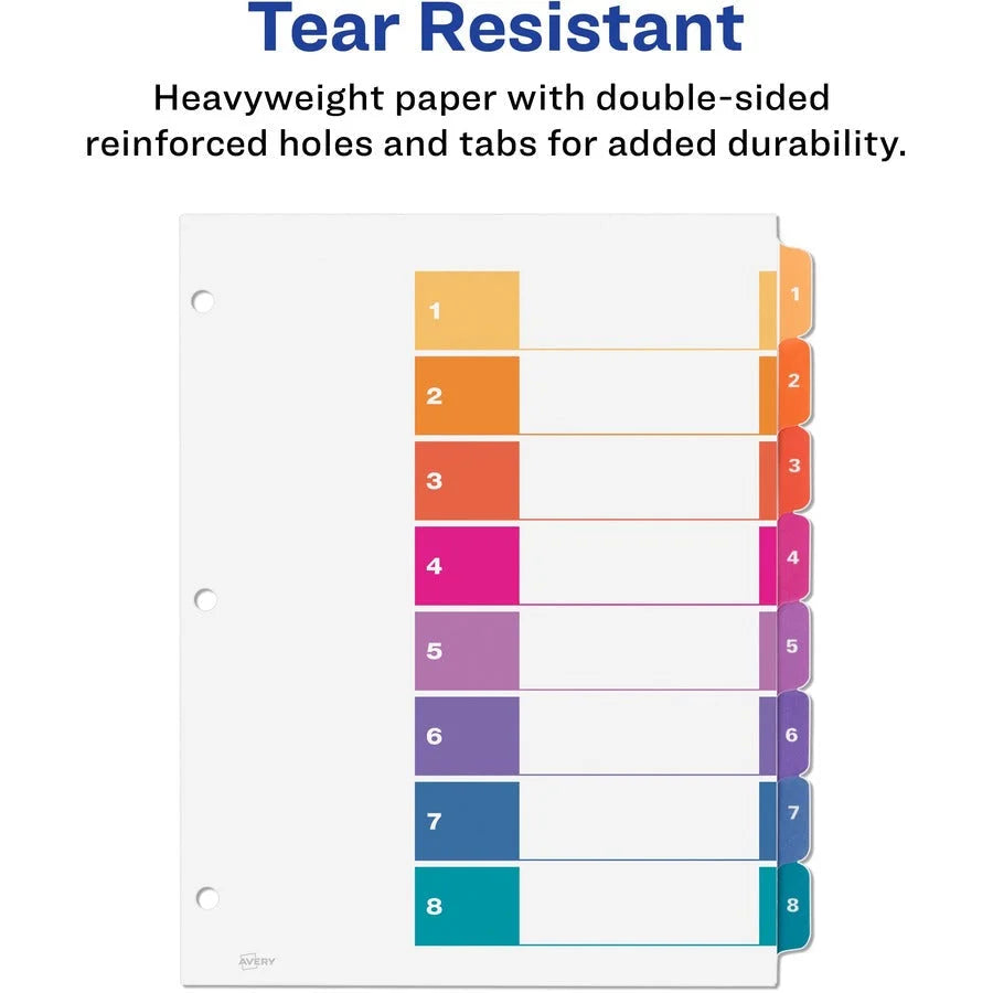 Avery® Ready Index Custom TOC Binder Dividers: Organize Your Documents Efficiently - Divider