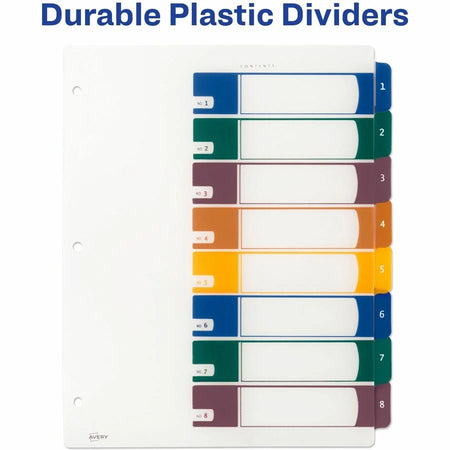 Avery® Ready Index Customizable TOC Binder Dividers: Organize Your Documents Efficiently - Divider