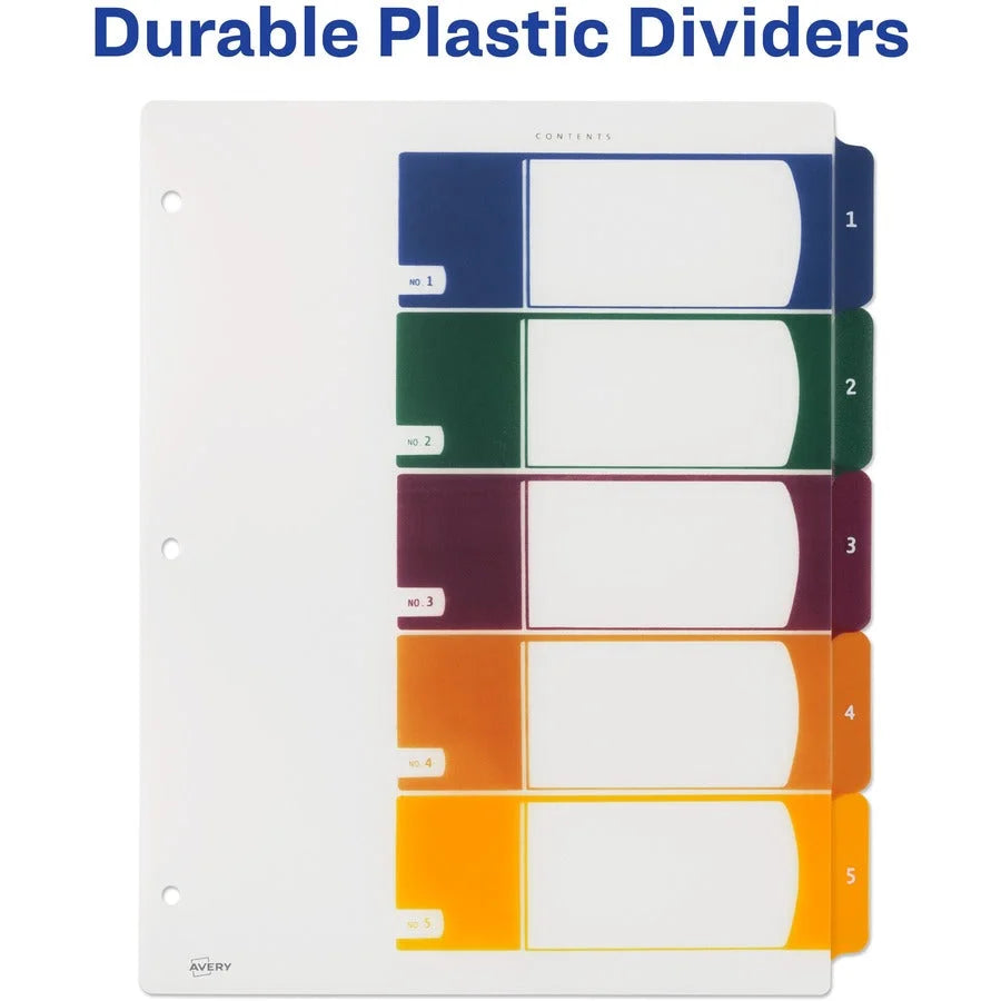 Avery® Ready Index Customizable TOC Binder Dividers - Organize Your Documents Efficiently - Divider