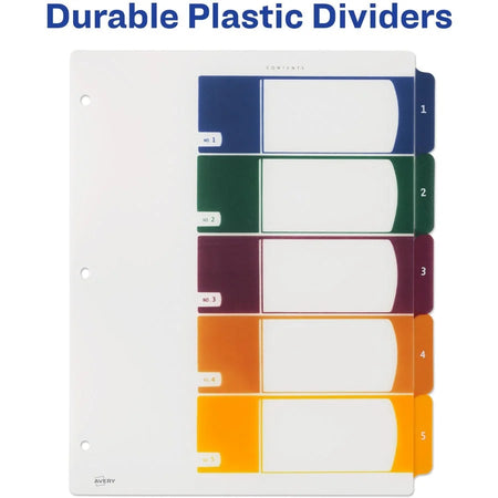 Avery® Ready Index Customizable TOC Binder Dividers - Organize Your Documents Efficiently - Divider