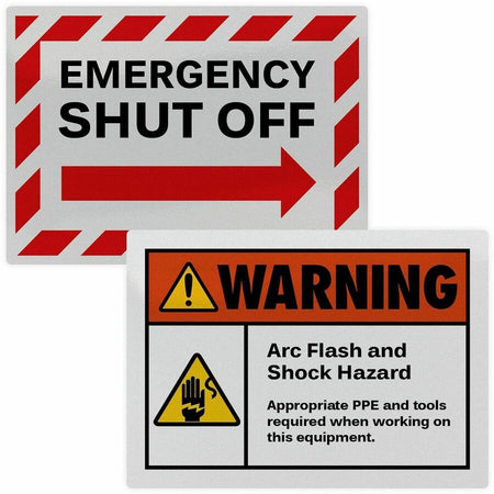 Avery&reg; Reflective Sign Labels - Front
