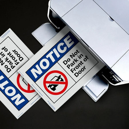 Avery® Reflective Sign Labels: 7x10 Silver Film Water Resistant - Multipurpose & ID Labels
