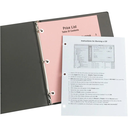 Avery® Reinforcement Labels: 0.3’’ Round White Polyvinyl - 1000/Pack - Binder Reinforcements