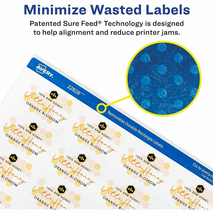 Avery® Removable Durable Rectangle Labels - Alternate-Image2