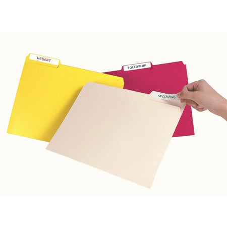 Avery® Removable File Folder Labels: White Paper 252 Labels/Pack - Filing Labels