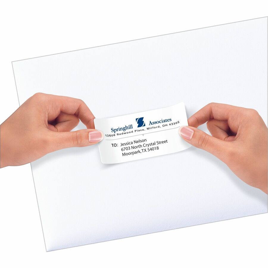 Avery® Repositionable Labels, Sure Feed, 2" x 4" , 1,000 Labels (55163) - Alternate-Image4