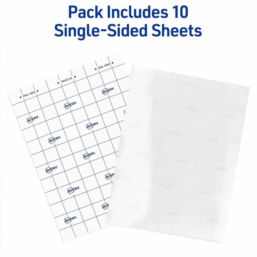Avery® Self-Adhesive Laminating Sheets - Alternate-Image1