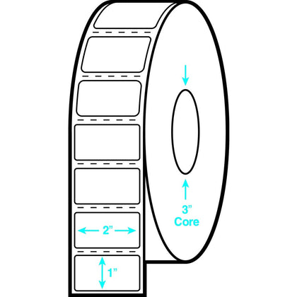 Avery® Shipping Labels: 1x2’’ Direct Thermal White Paper - 12000 Labels - Label Maker Supplies