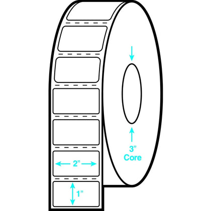 Avery® Shipping Labels: 1x2’’ Direct Thermal White Paper - 12000 Labels - Label Maker Supplies