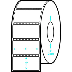 Avery® Shipping Labels: 4x2’’ Direct Thermal White 1000 Labels/Sheet - 2 Boxes - Label Maker Supplies