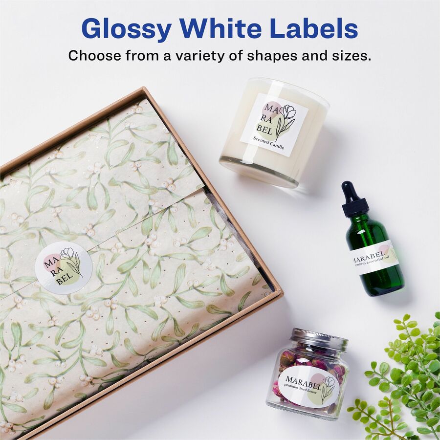 Avery® Shipping Labels, Glossy White, 2" x 4" , 100 Total (6527) - Alternate-Image9