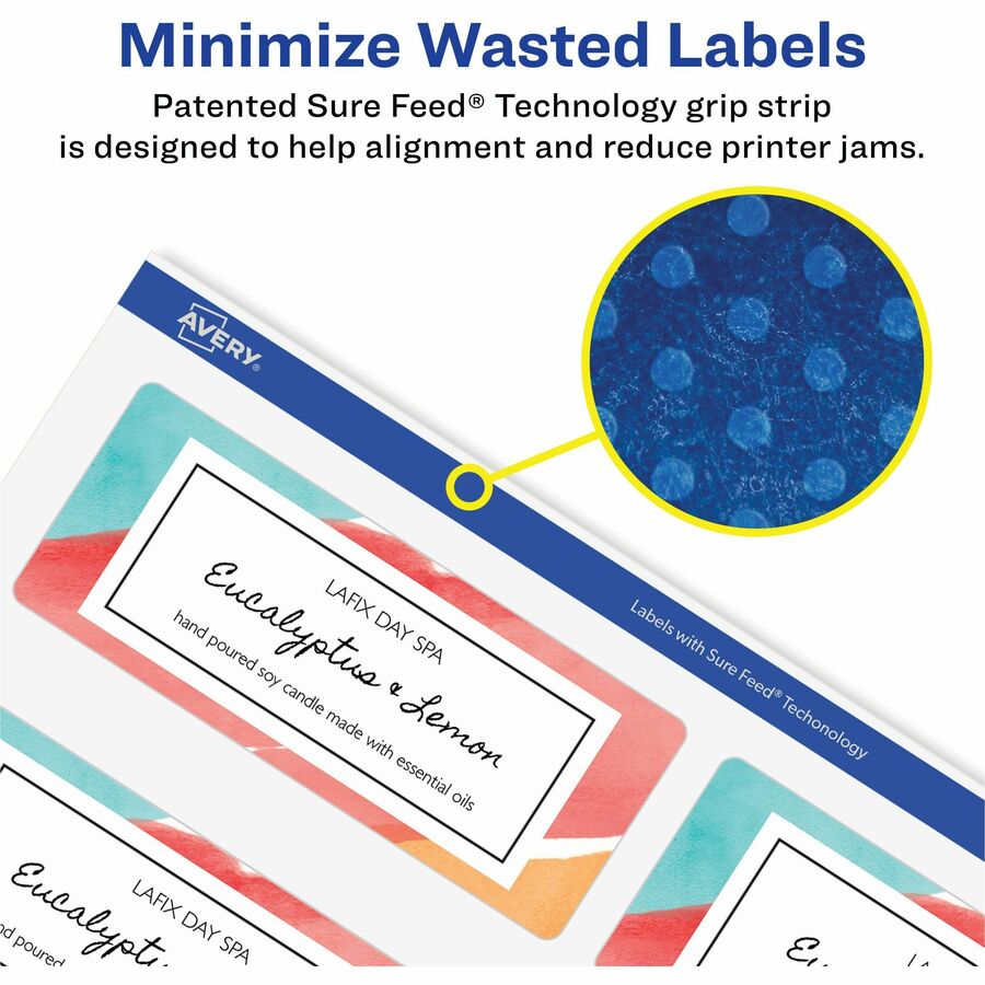 Avery® Shipping Labels, Glossy White, 2" x 4" , 100 Total (6527) - Alternate-Image3