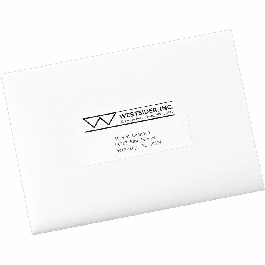 Avery® Shipping Labels: Matte White Customizable - 1000 Labels 100 Sheets - Address