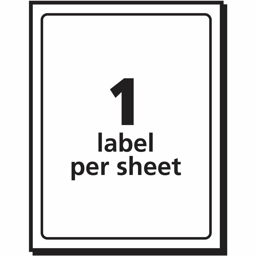 Avery® Shipping Labels, Permanent Adhesive, 4" x 6" , 20 Labels (5292) - Alternate-Image3