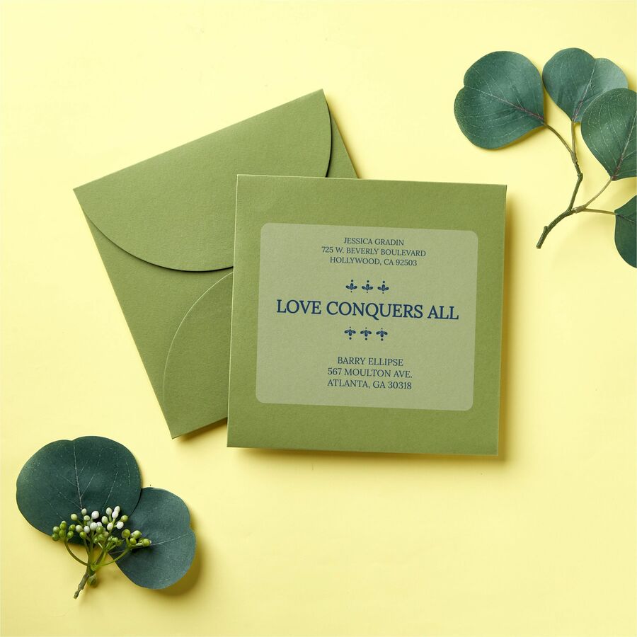 Avery® Shipping Labels, Sure Feed, 2" x 4" , 100 Clear Labels (18663) - Alternate-Image7