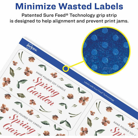 Avery® Shipping Labels, Sure Feed, 2"x4" , 2500 Glossy Labels (95945) - Alternate-Image2