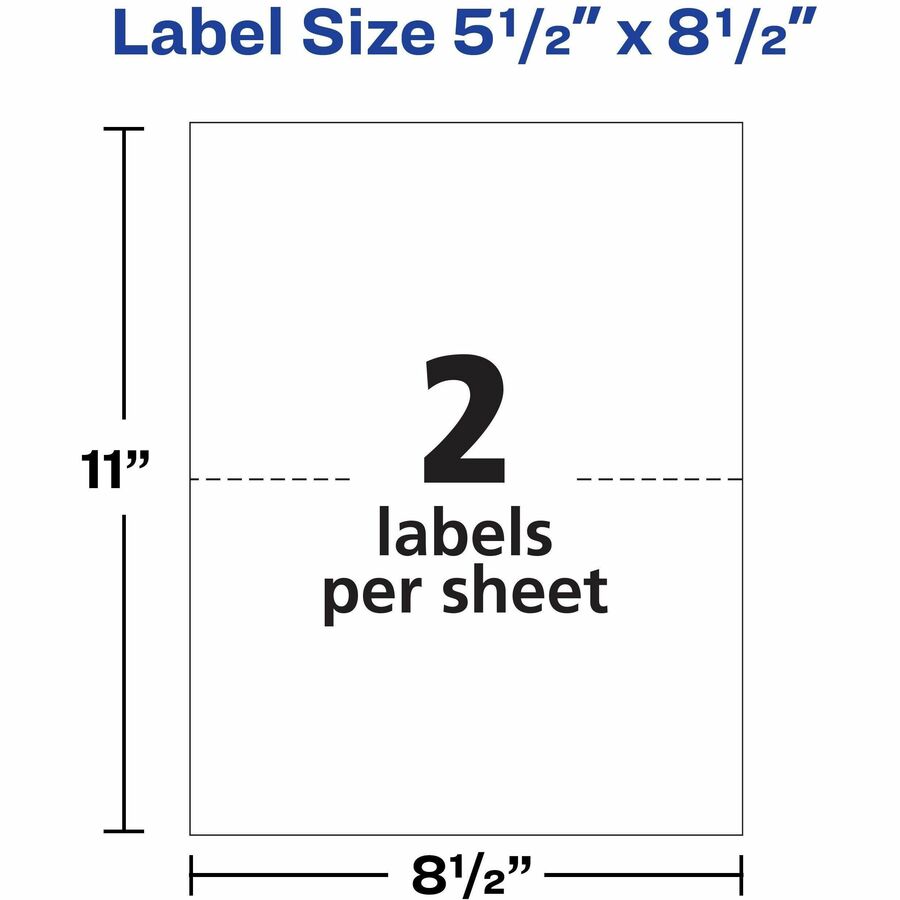 Avery® Shipping Labels - TrueBlock Technology - Alternate-Image3