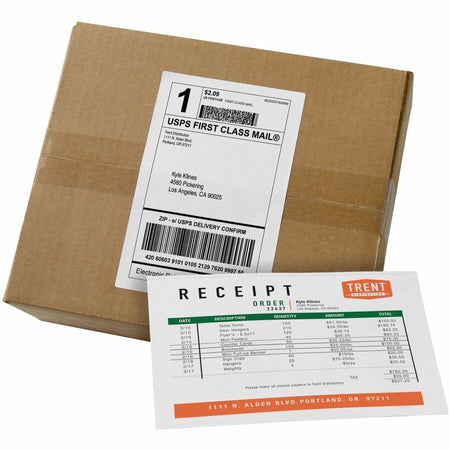 Avery® Shipping Labels with Receipt, 5-1/16" x 7-5/8" 100 Count (27900) - Alternate-Image5